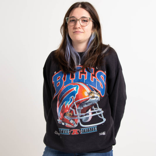 Vintage Buffalo Bills Crew-Neck (L)