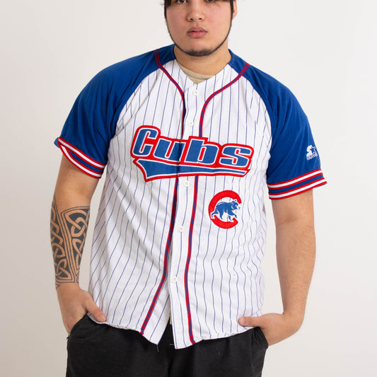 Vintage Starter Chicago Cubs Baseball Jersey (XL)