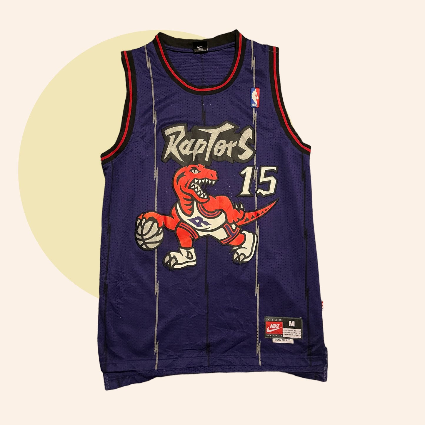 Vintage Nike NBA Raptors Basketball Jersey (M)