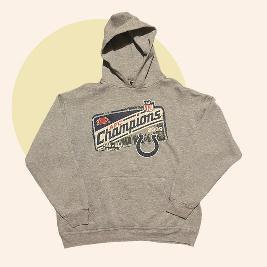 2009 NFL Colts AFC Champions Hoodie (M)