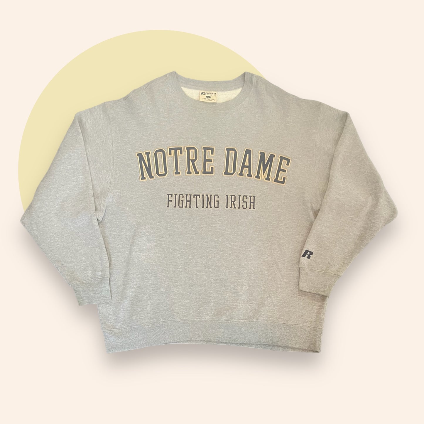 Rare Vintage Notre Dame College Football Crew neck (L)